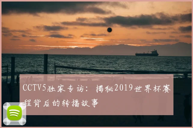 CCTV5独家专访：揭秘2019世界杯赛程背后的转播故事